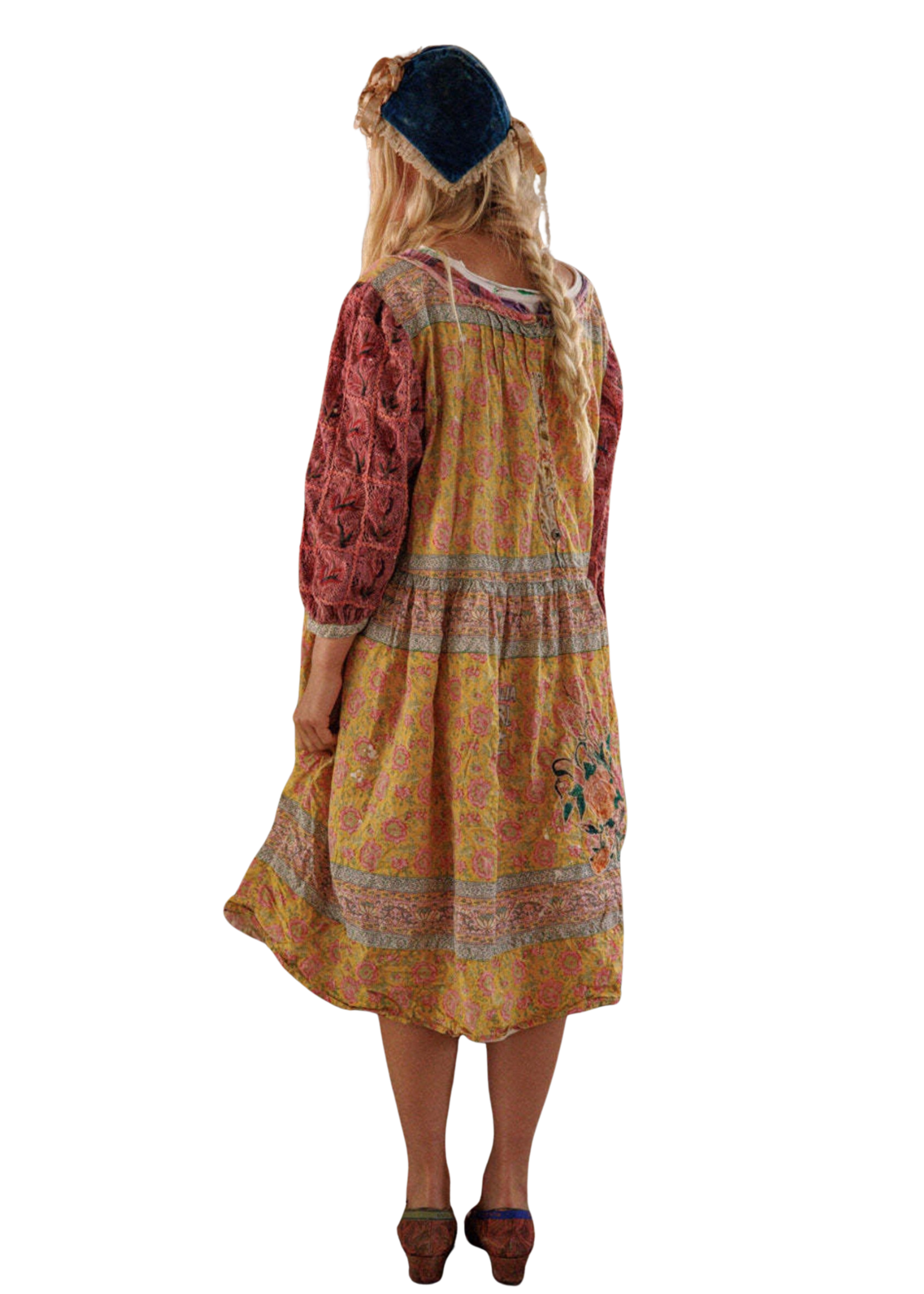 Magnolia Pearl Gutta Garden Dress 1429 Raspberry Patch One Size