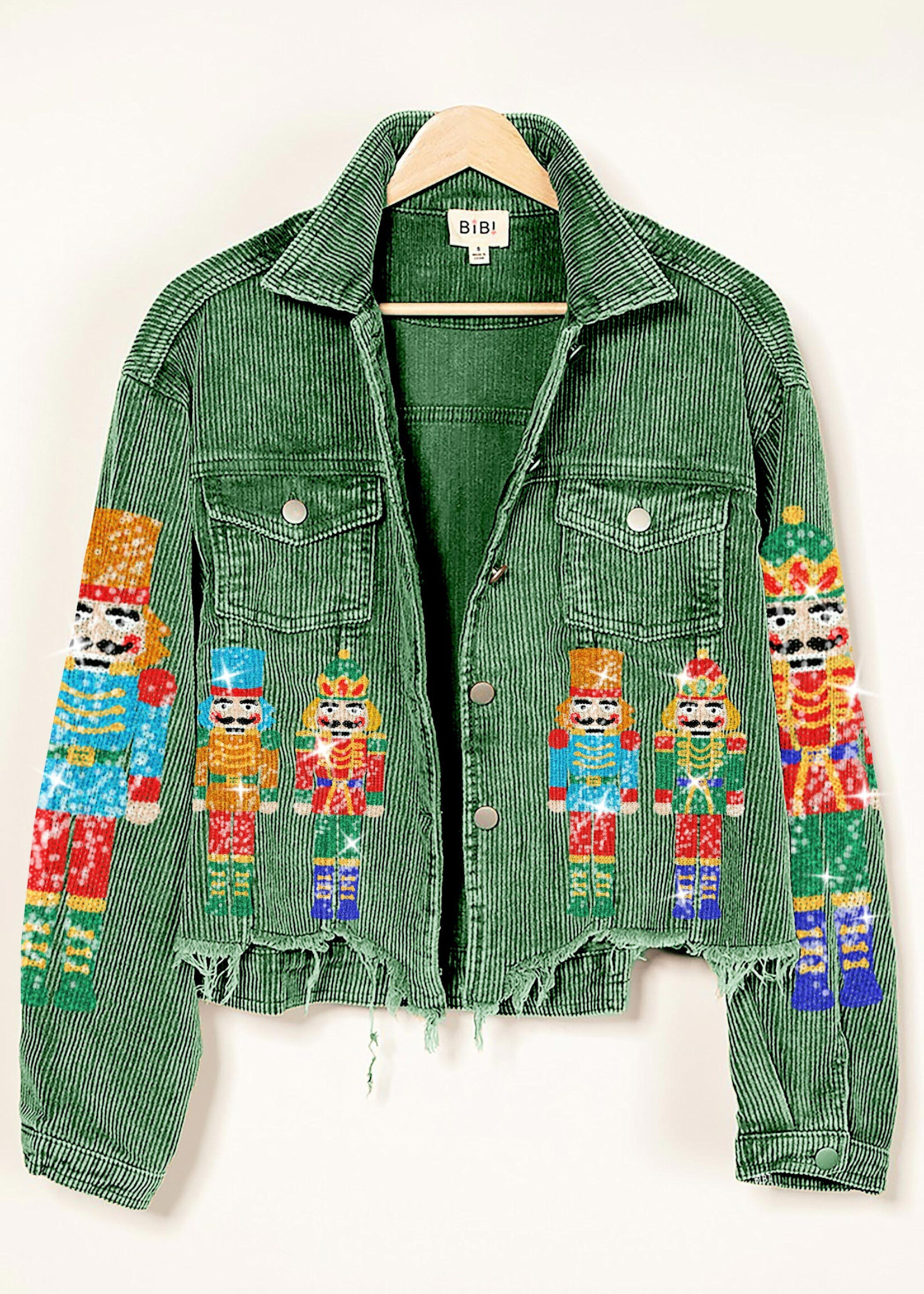 Bibi Nutcracker Corduroy Jacket - Green