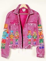 Bibi Nutcracker Corduroy Jacket - Fuchsia Pink