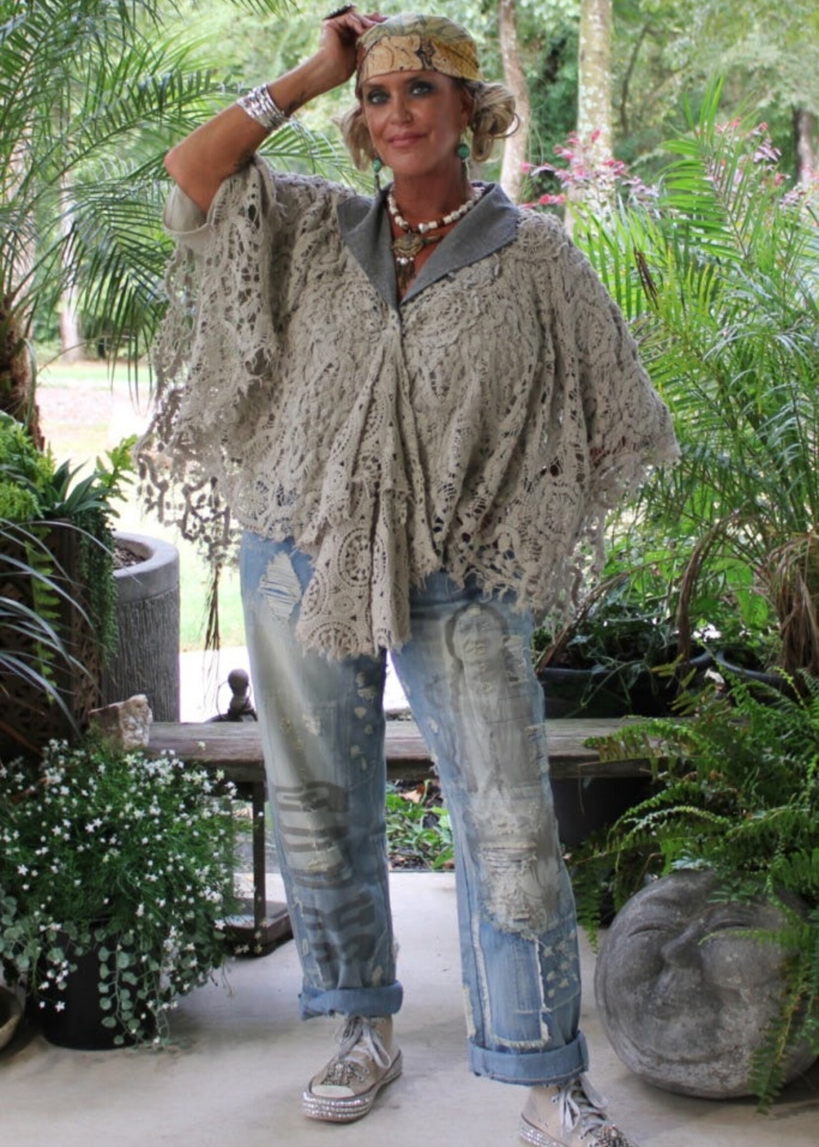 Jaded Gypsy Peace & Love Jeans Braveheart