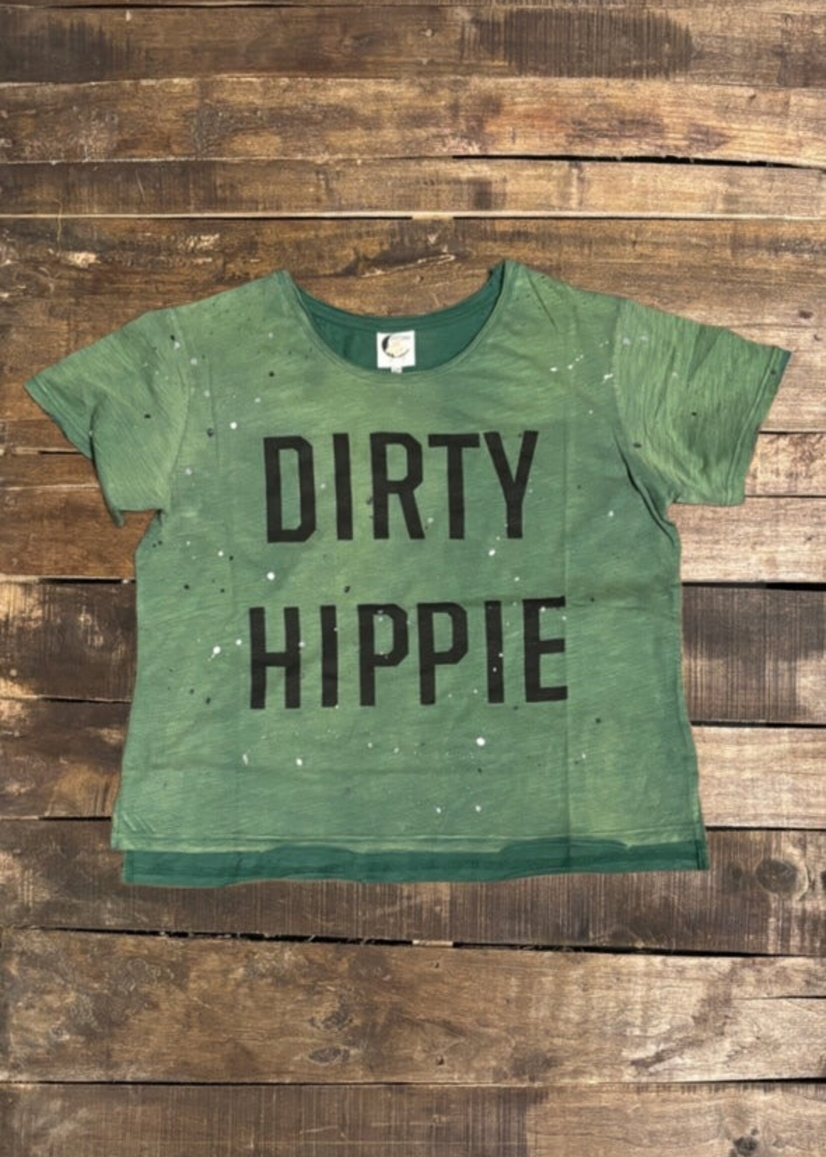 Jaded Gypsy Dirty Hippie Tee - Vintage Emerald