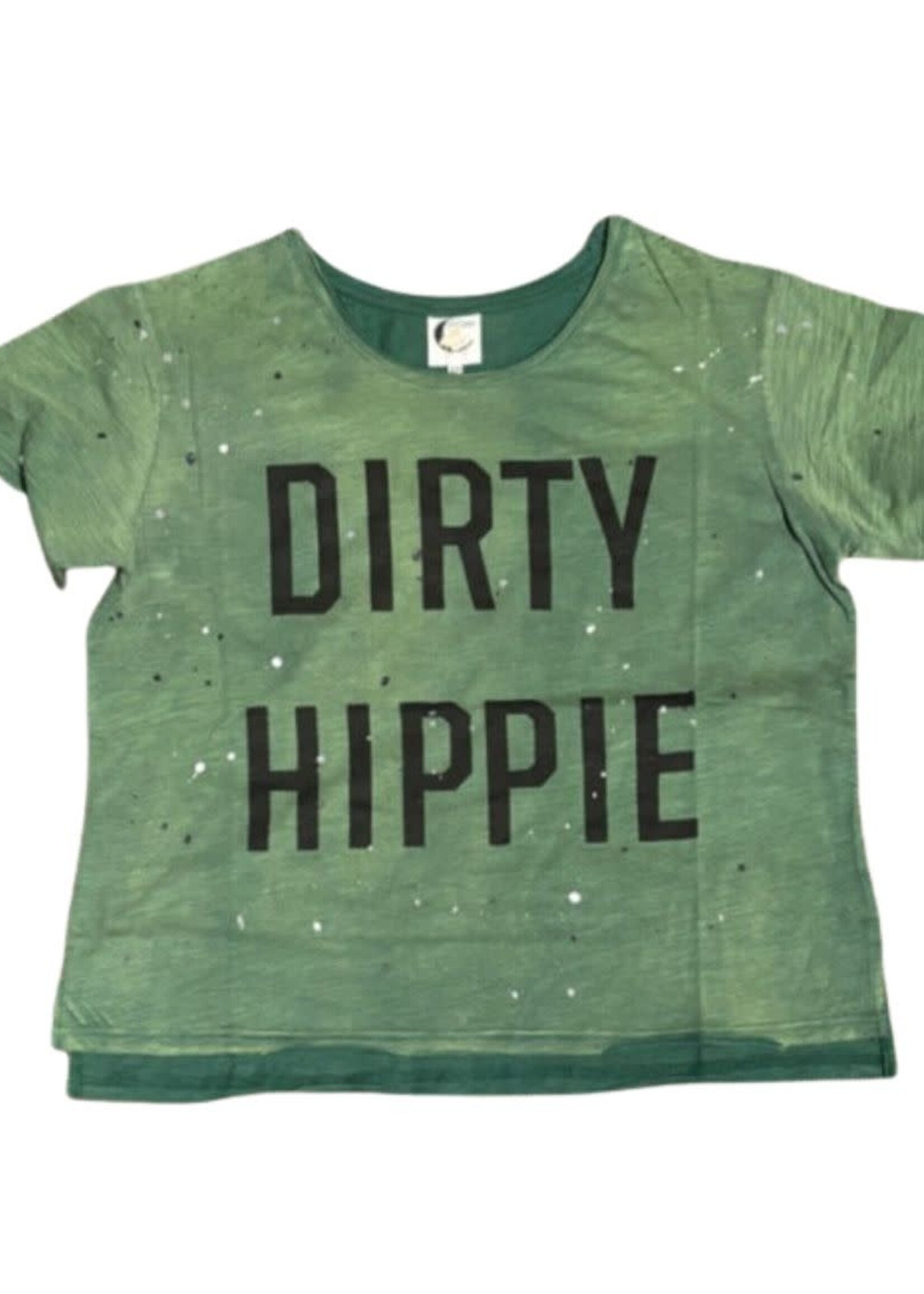 Jaded Gypsy Dirty Hippie Tee - Vintage Emerald