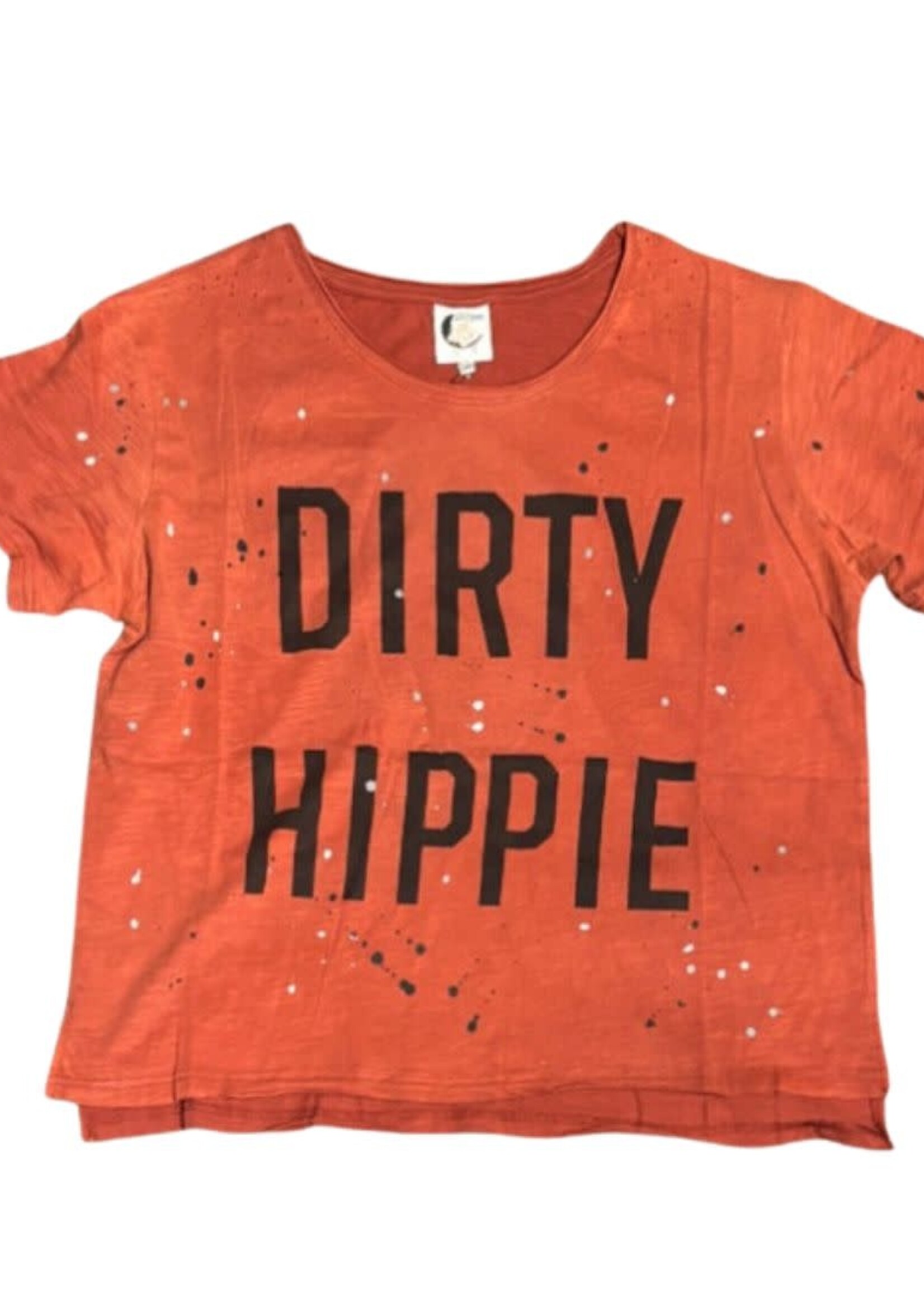Jaded Gypsy Clothing Dirty Hippie Tee - Vintage Rust