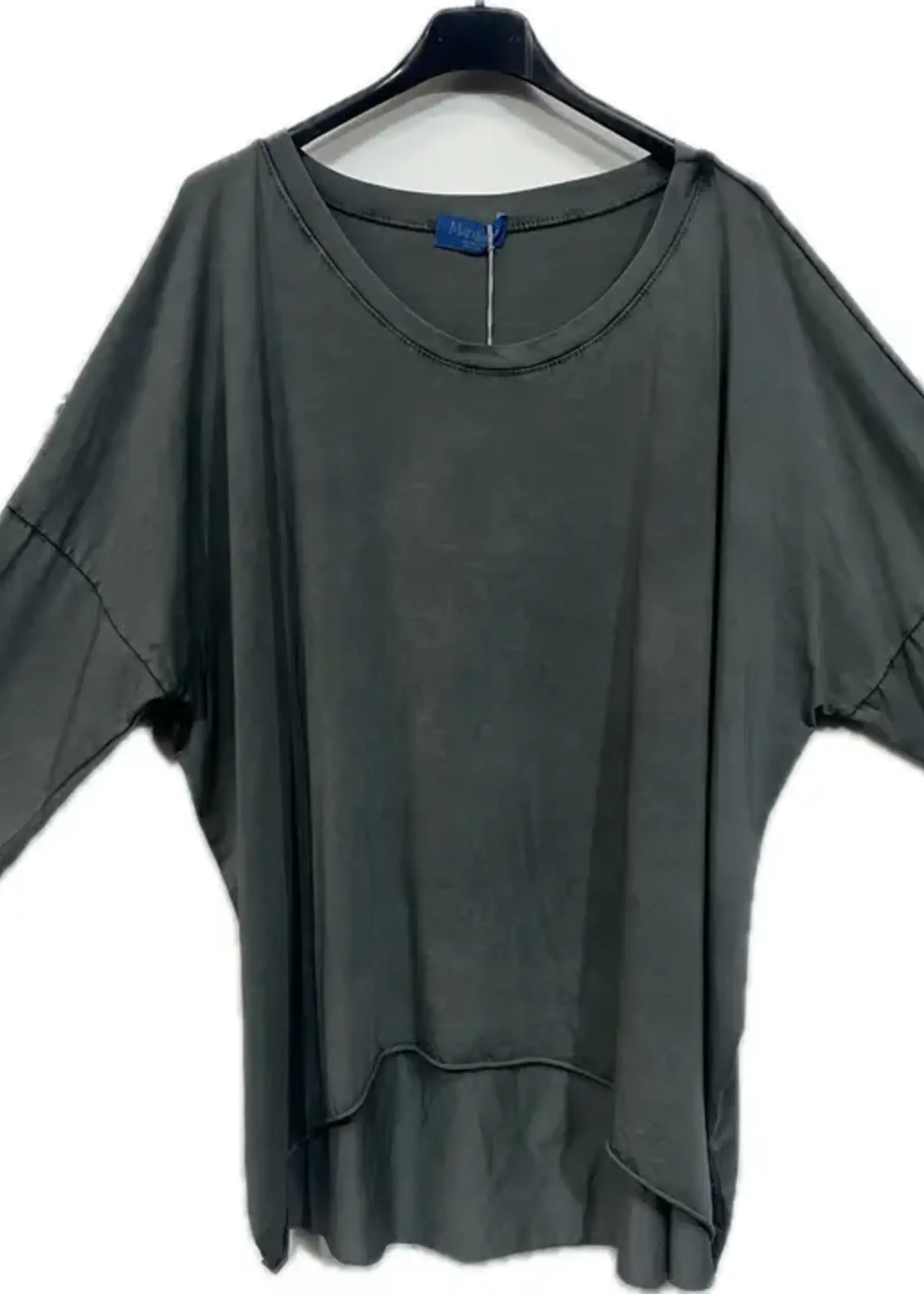 Oversized Hi-Low Knit Top L/.S One Size