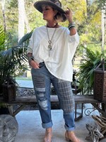 Jaded Gypsy Be Free Top Parchment One Size