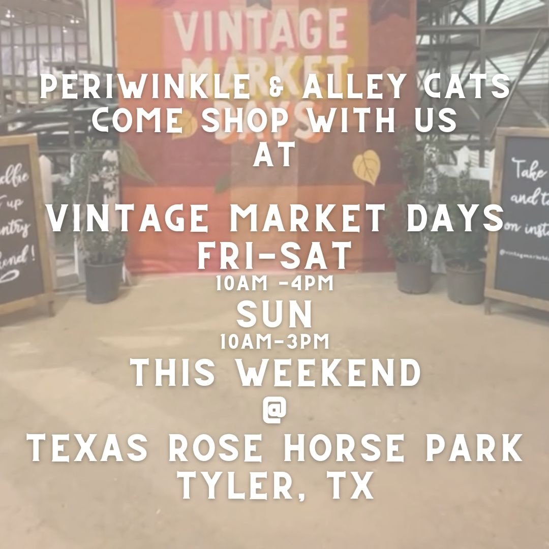 Periwinkle Shoppe x Alley Cats Shack at Vintage Market Days