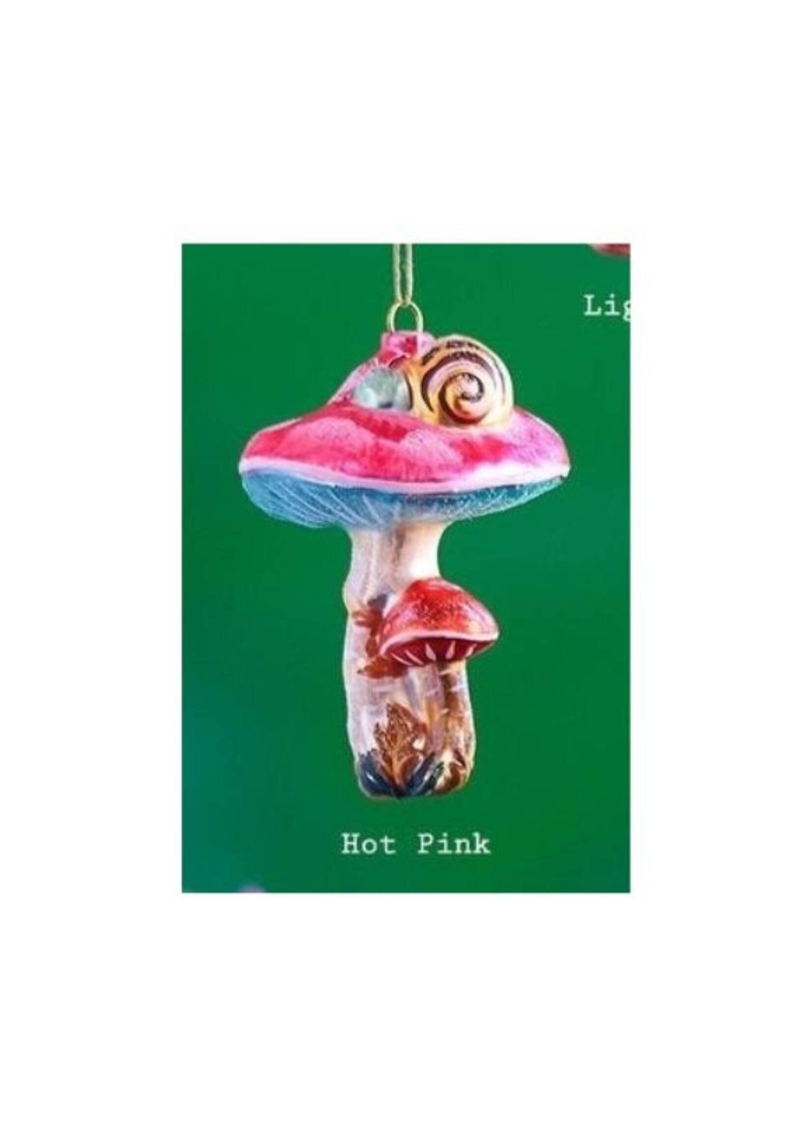 Nathalie Lete Nathalie Lete Garden Mushroom Ornaments 4.25"
