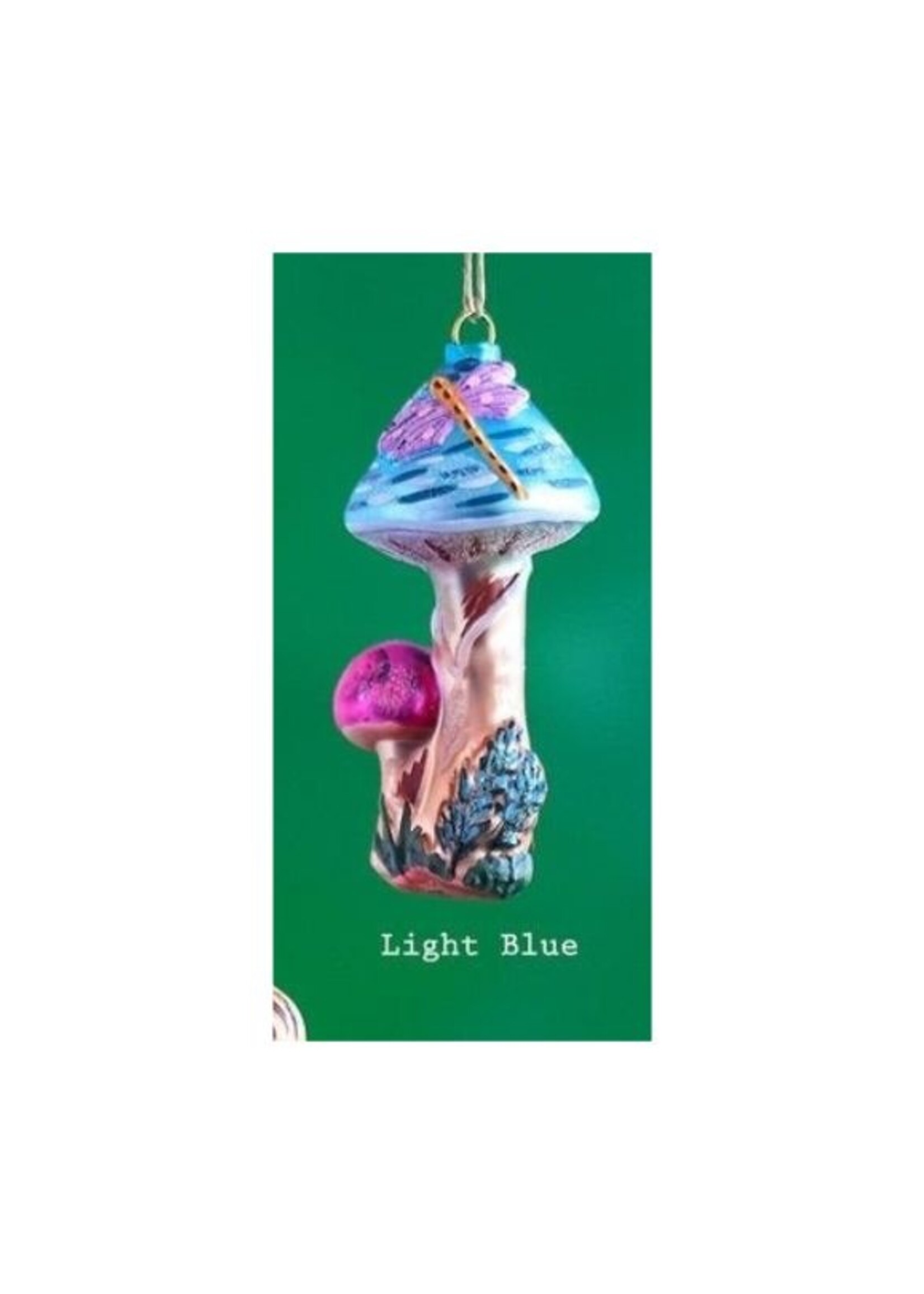 Nathalie Lete Nathalie Lete Garden Mushroom Ornaments 4.25"