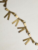 Metal Bow Garland Antique Gold 72"