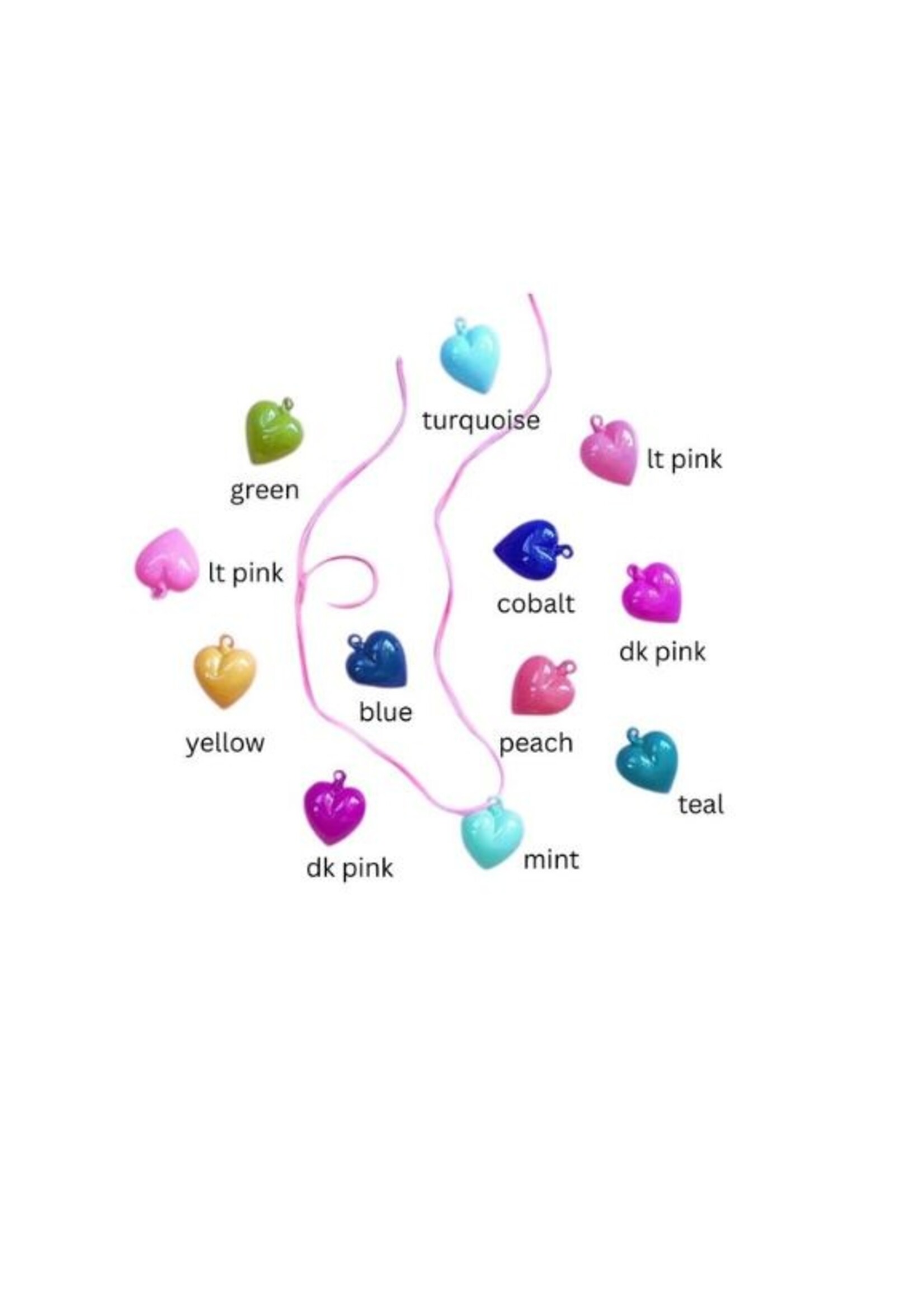 Glitterville Glass Heart Ornaments 2"