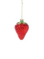 Strawberry Glass Ornament