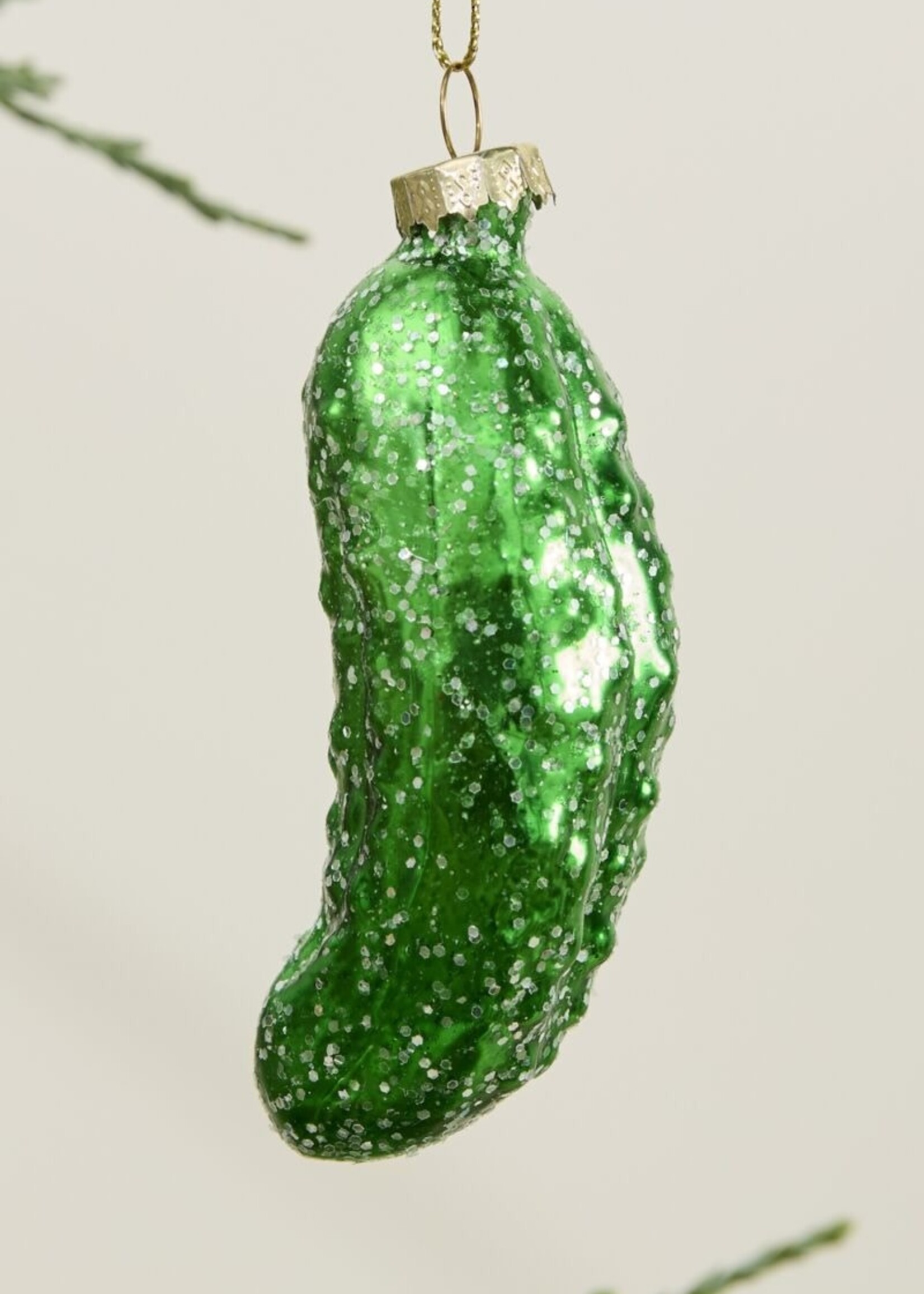 Pickle Glass Ornament