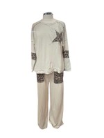jHer Mineral Wash Leopard Pants Natural