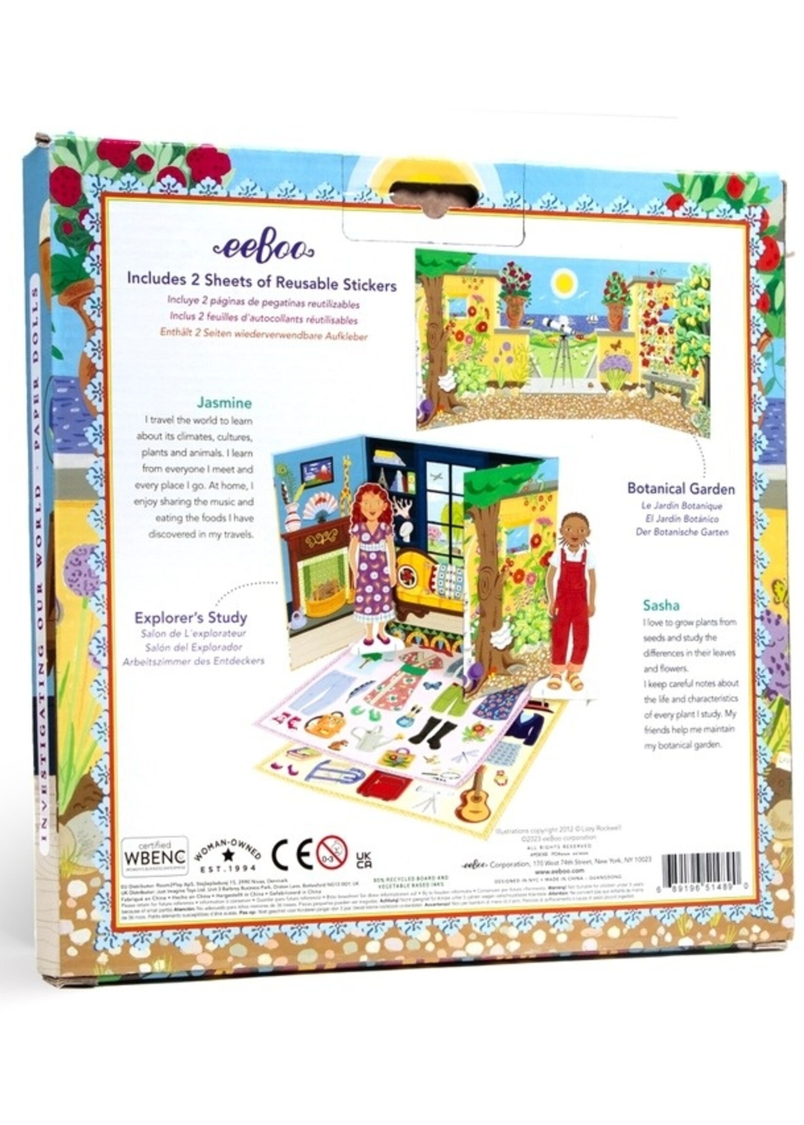 eeBoo Paperdoll Set