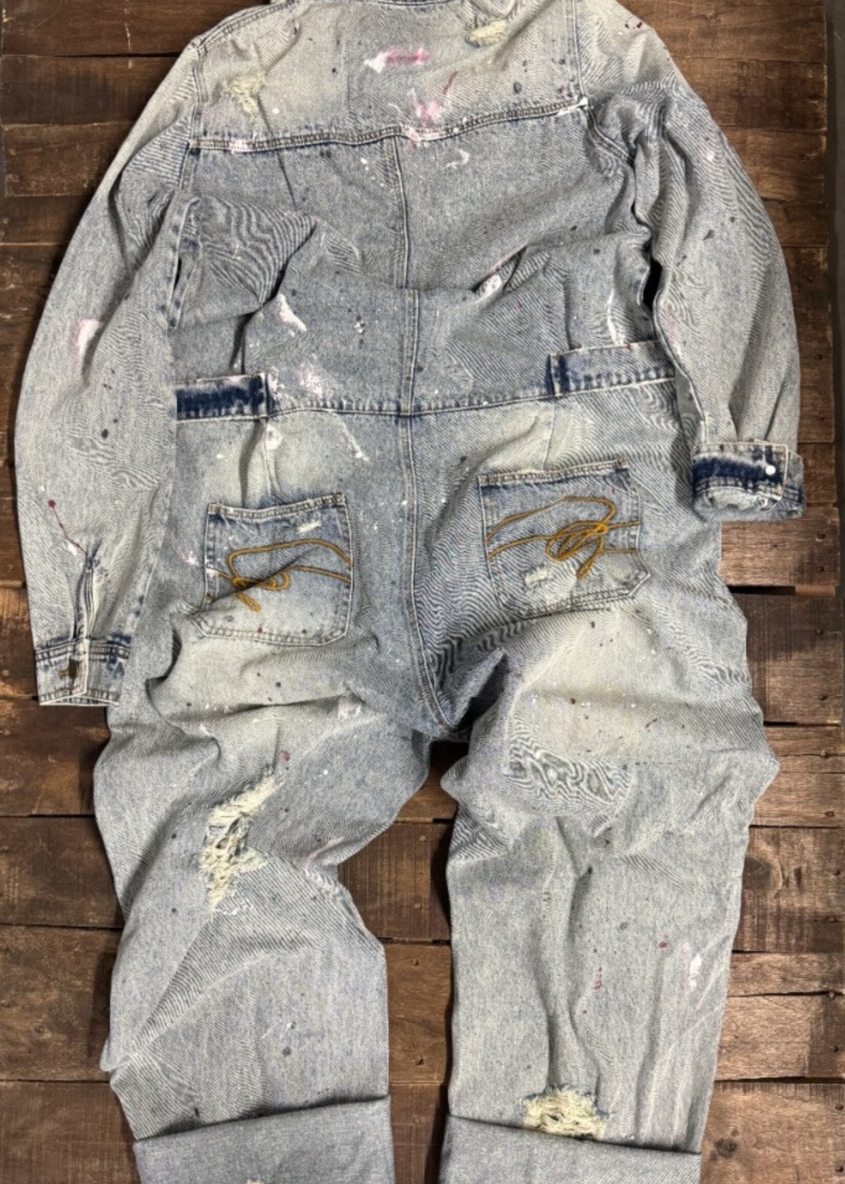 Jaded Gypsy Clothing Range Rider Denim Coverall Jumpsuit