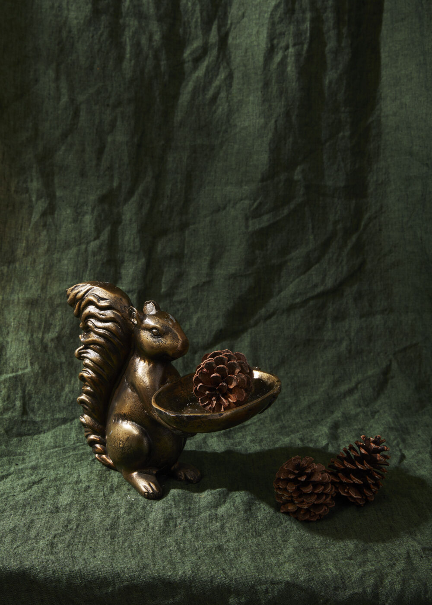 Eric + Eloise (E+E) Collection E+E Squirrel Dish Stand Figurine