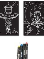 Chalkboard MiniMats Ballerina