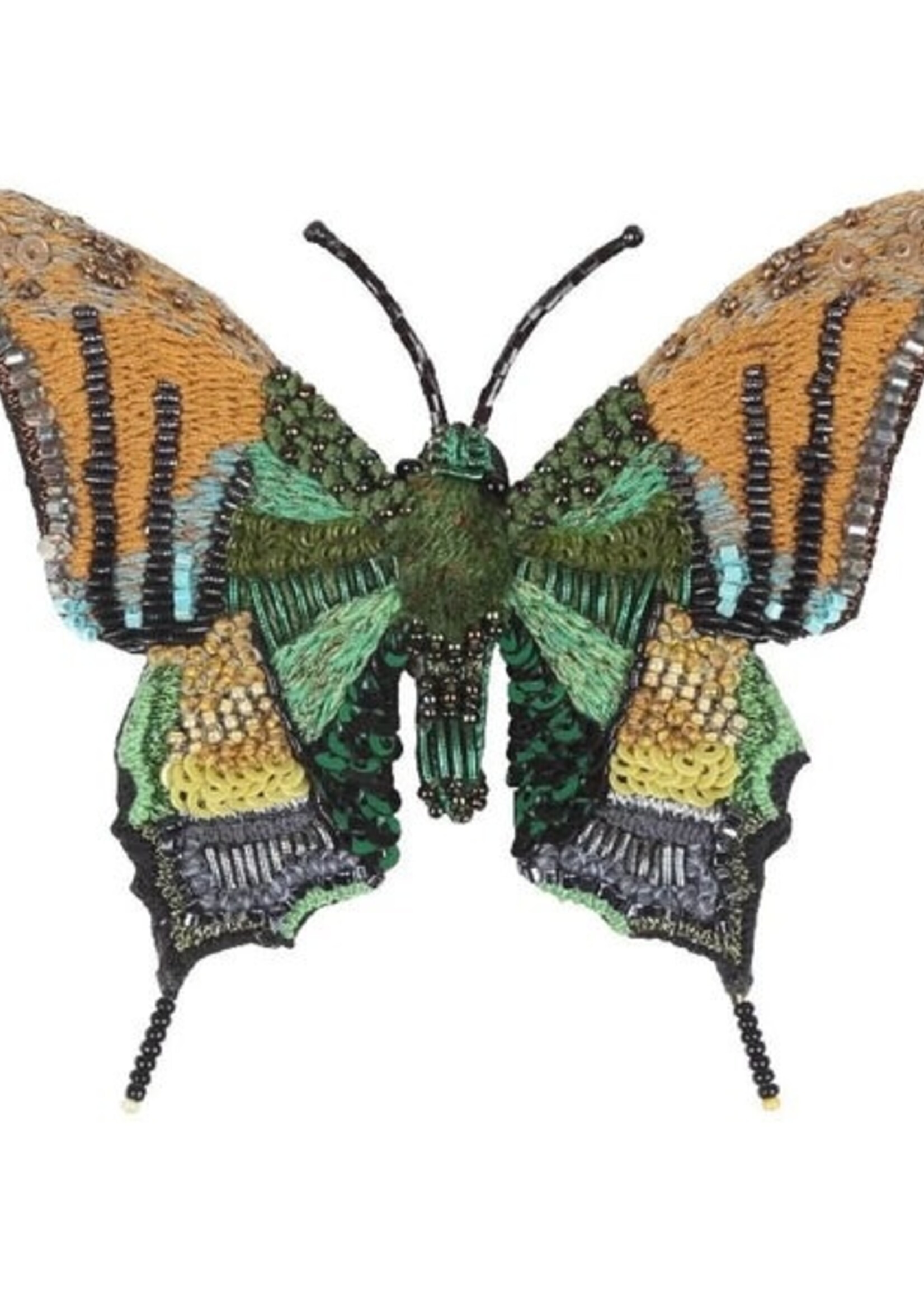 Trovelore Emperor of India Butterfly Brooch Pin Handmade