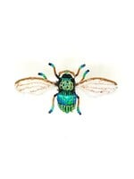 Trovelore Field Bee Brooch Pin Handmade