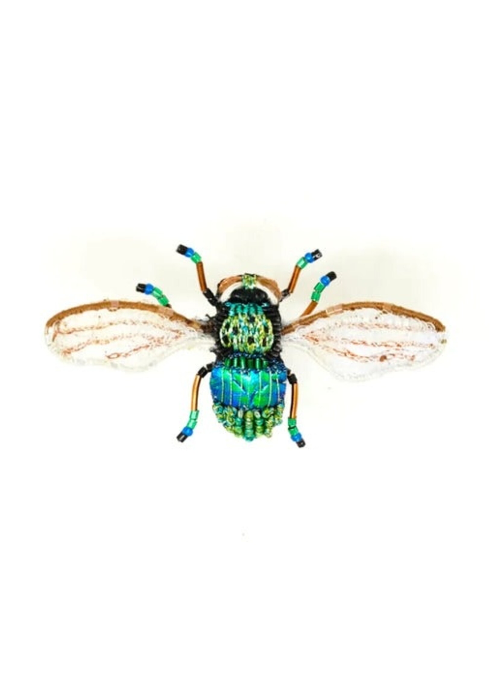 Trovelore Field Bee Brooch Pin Handmade