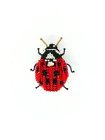 Trovelore Lady Bug Beetle Brooch Pin Handmade PREORDER