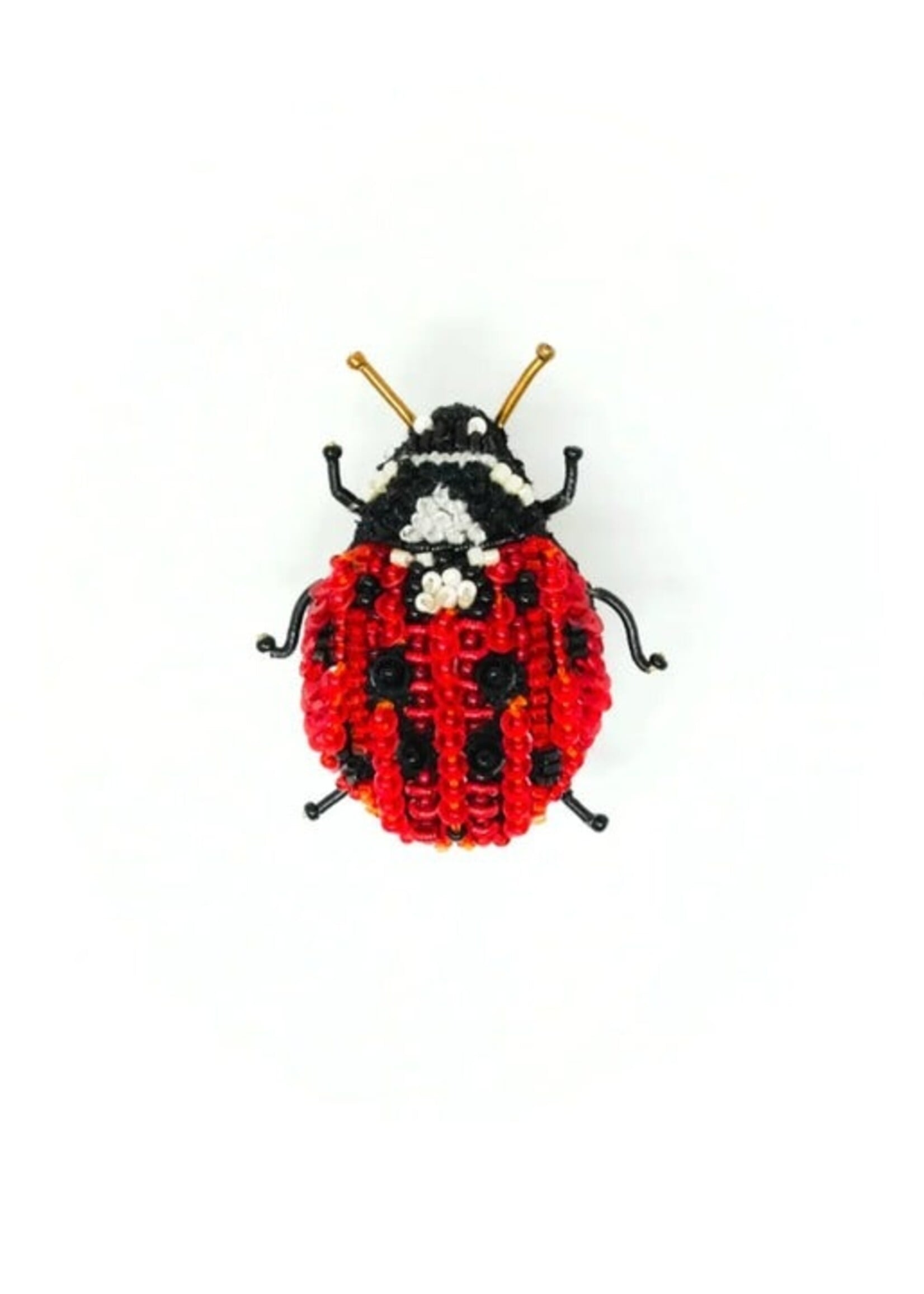 Trovelore Lady Bug Beetle Brooch Pin Handmade PREORDER