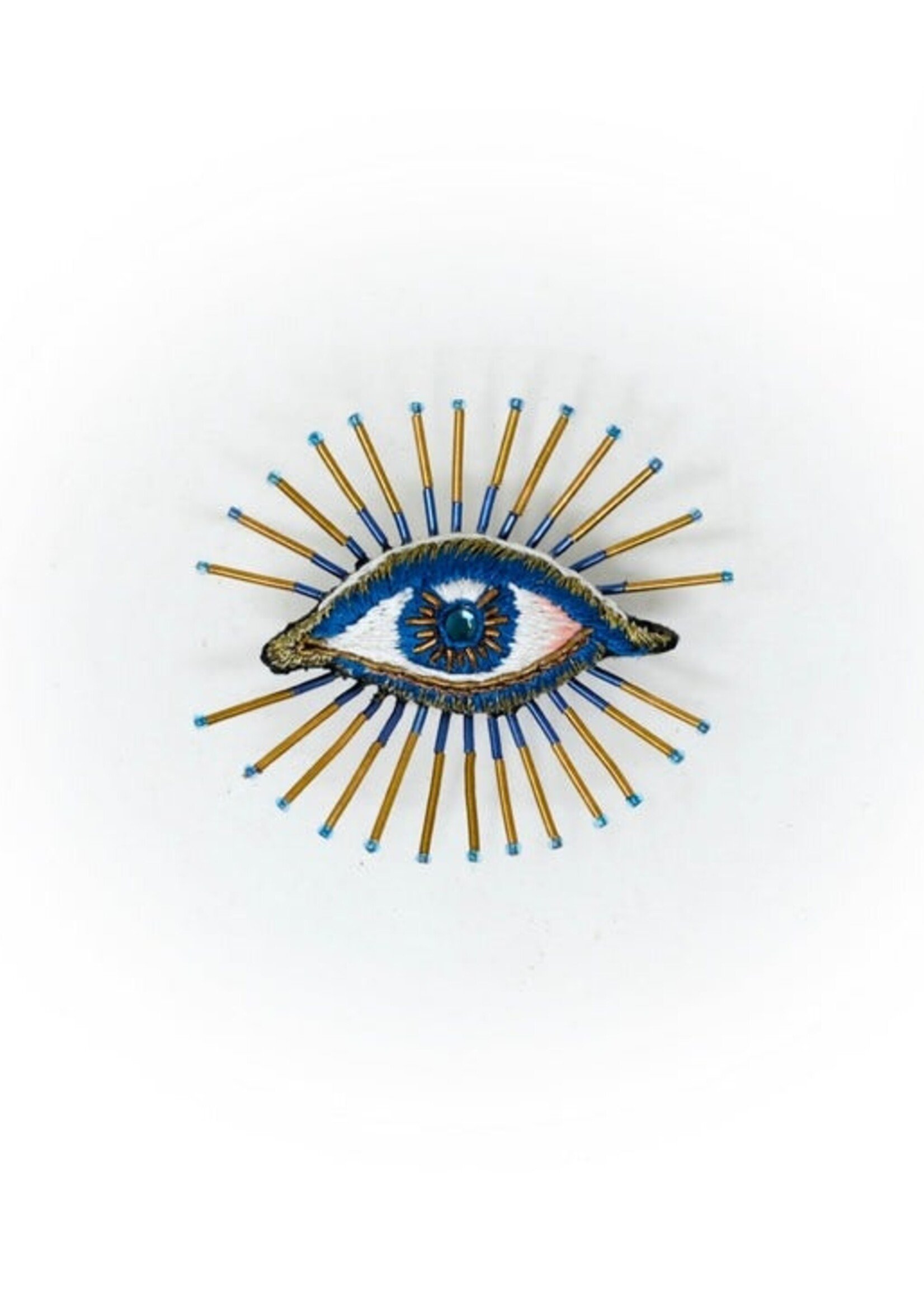 Trovelore Sea Mystic Eye Brooch Pin Handmade