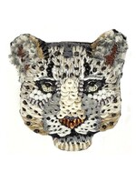 Trovelore Snow Leopard Brooch Pin Handmade