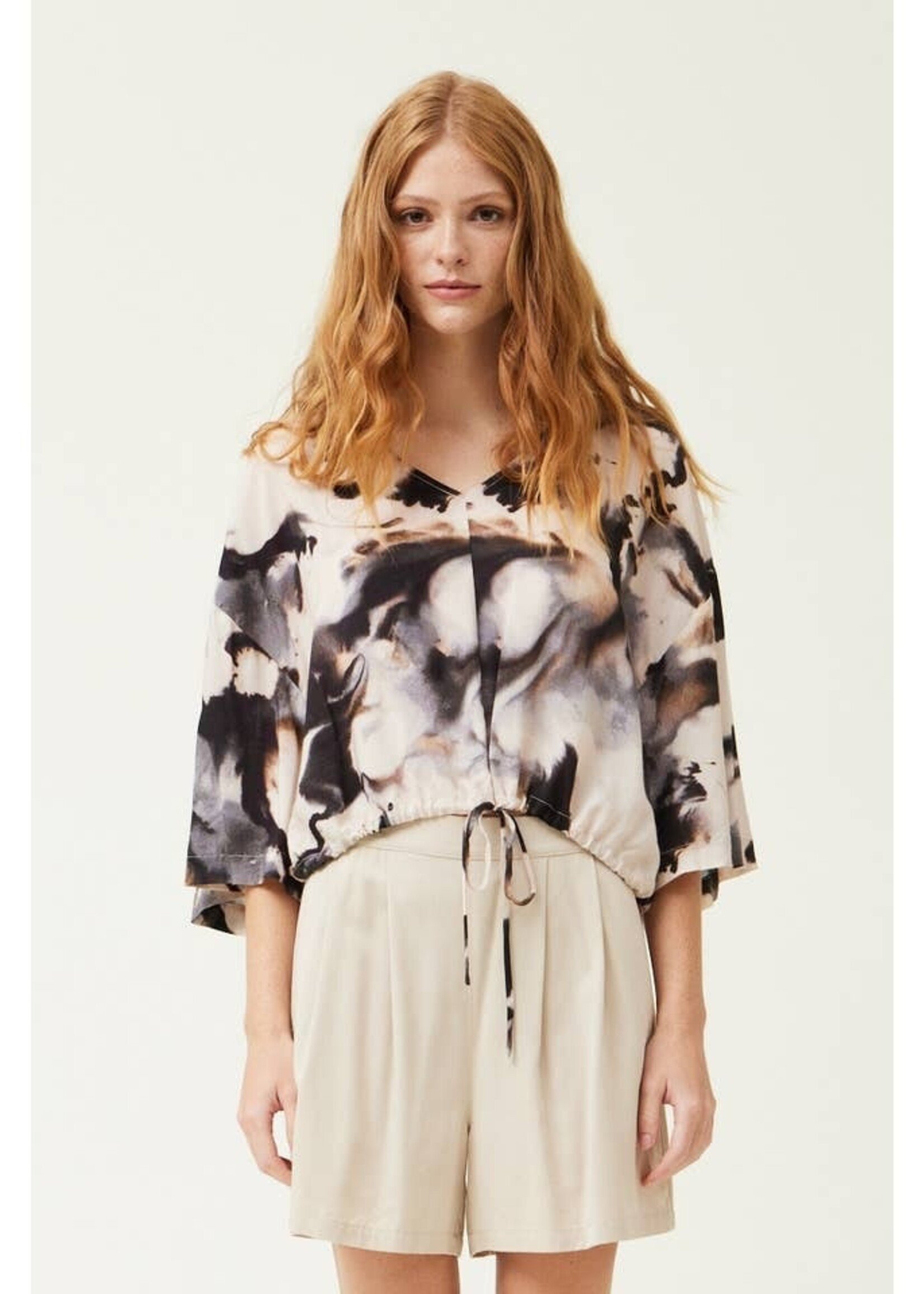 Grade & Gather Swirl Print Top