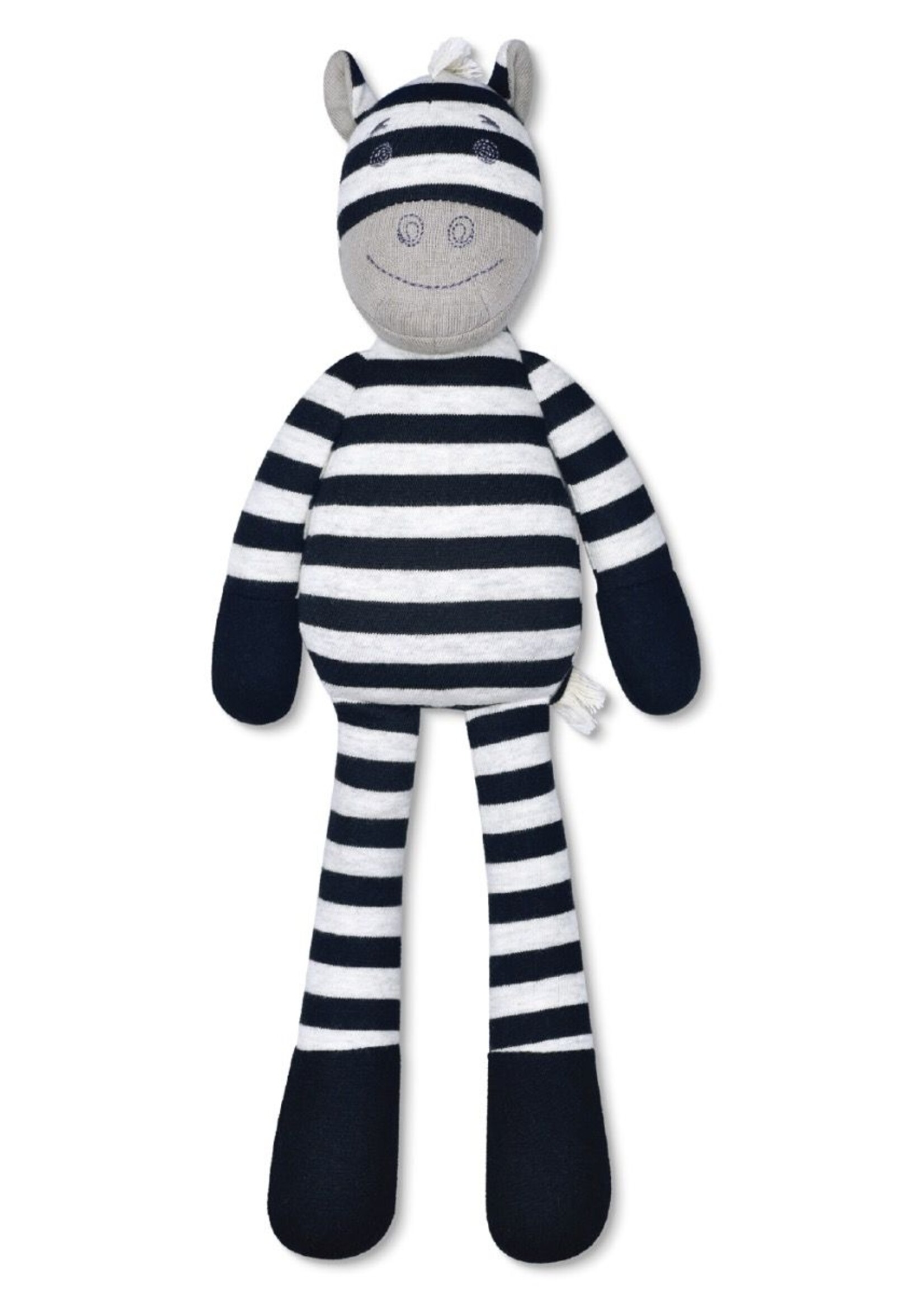 Organic Farm Buddies Pacifier Toy Ziggy Zebra