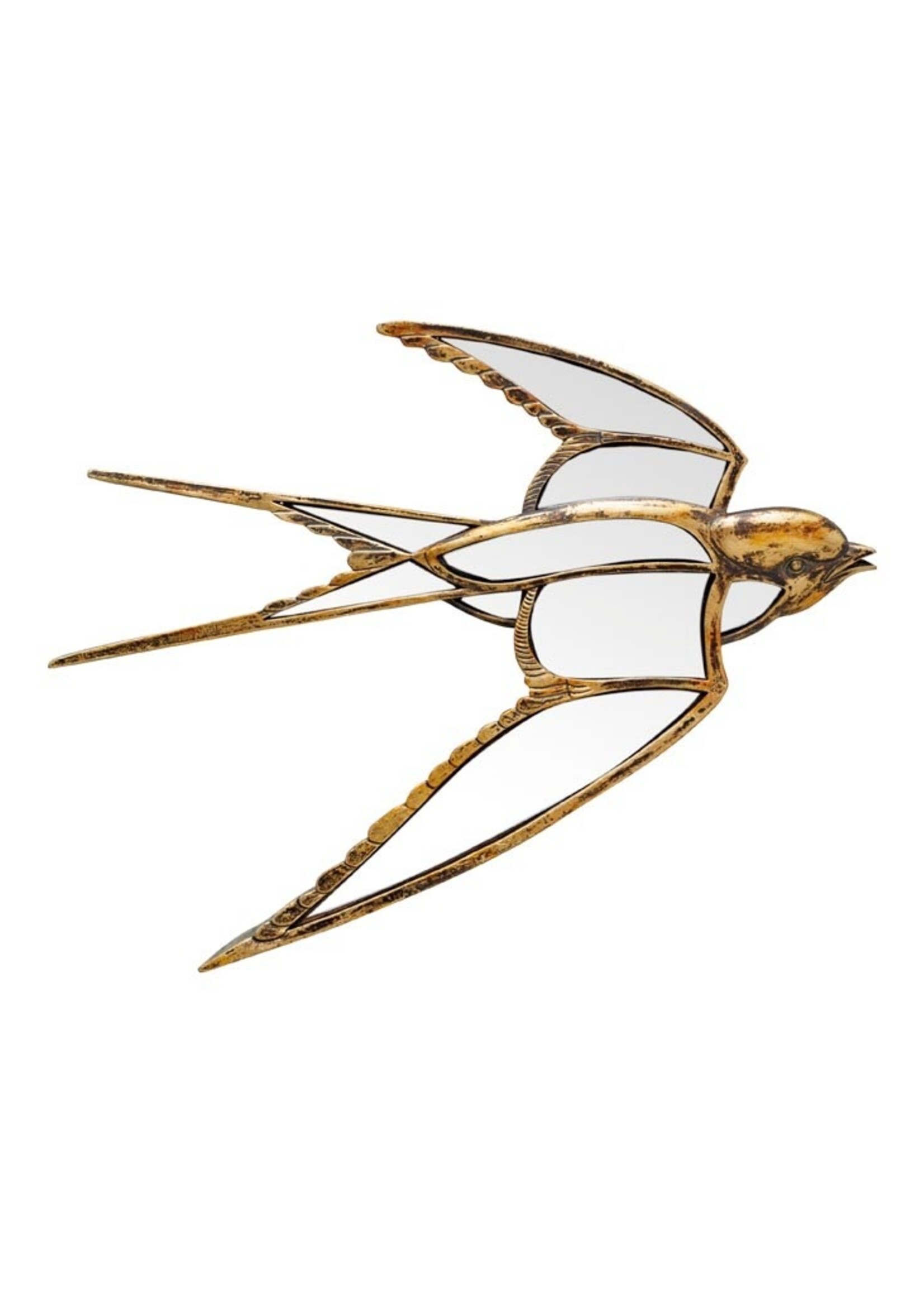 Mirrored Swallow Bird Wall Decor