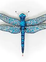 Trovelore Handmade Great Blue Skimmer Dragonfly Brooch Pin