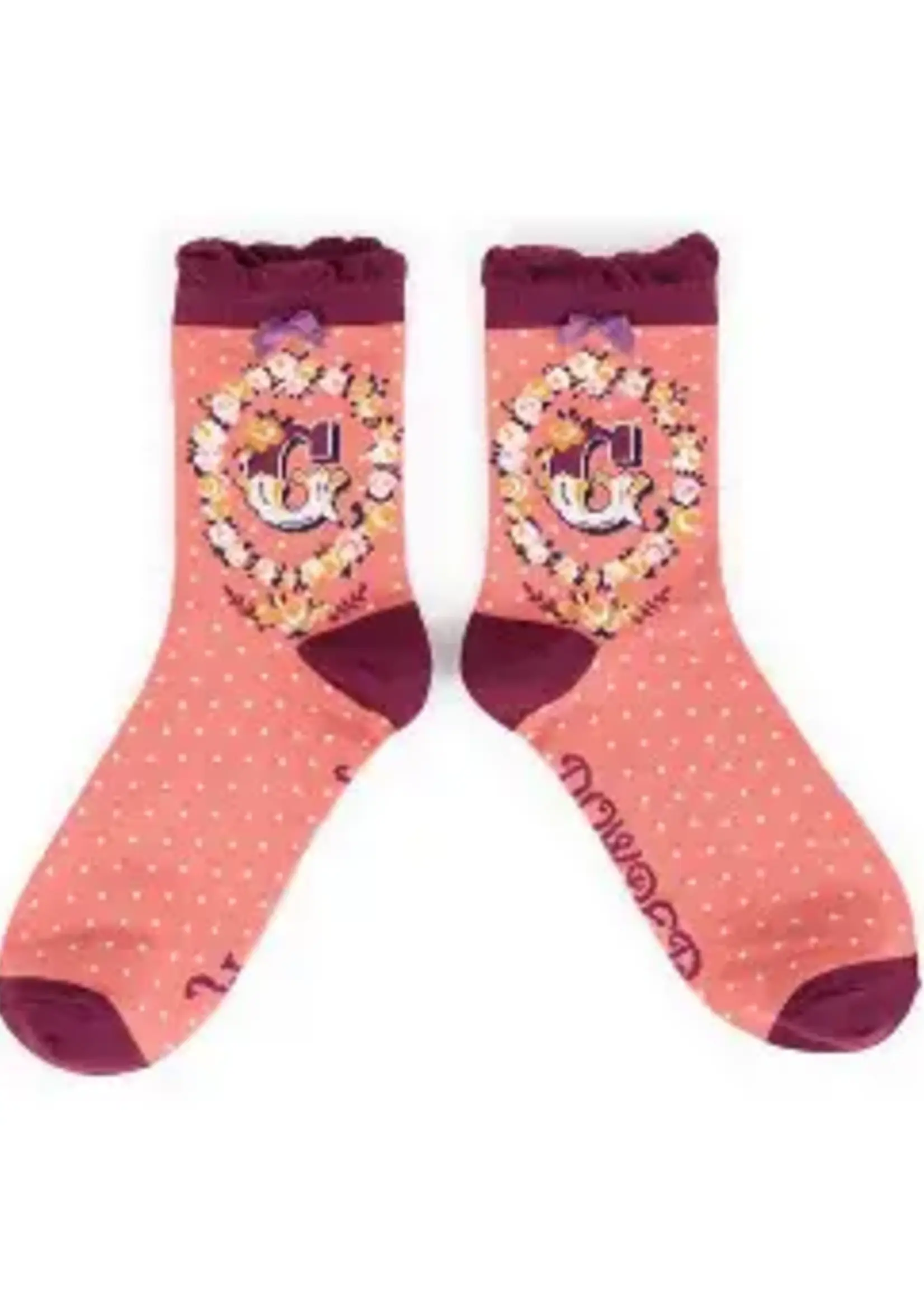 Powder UK A-Z Initial Socks