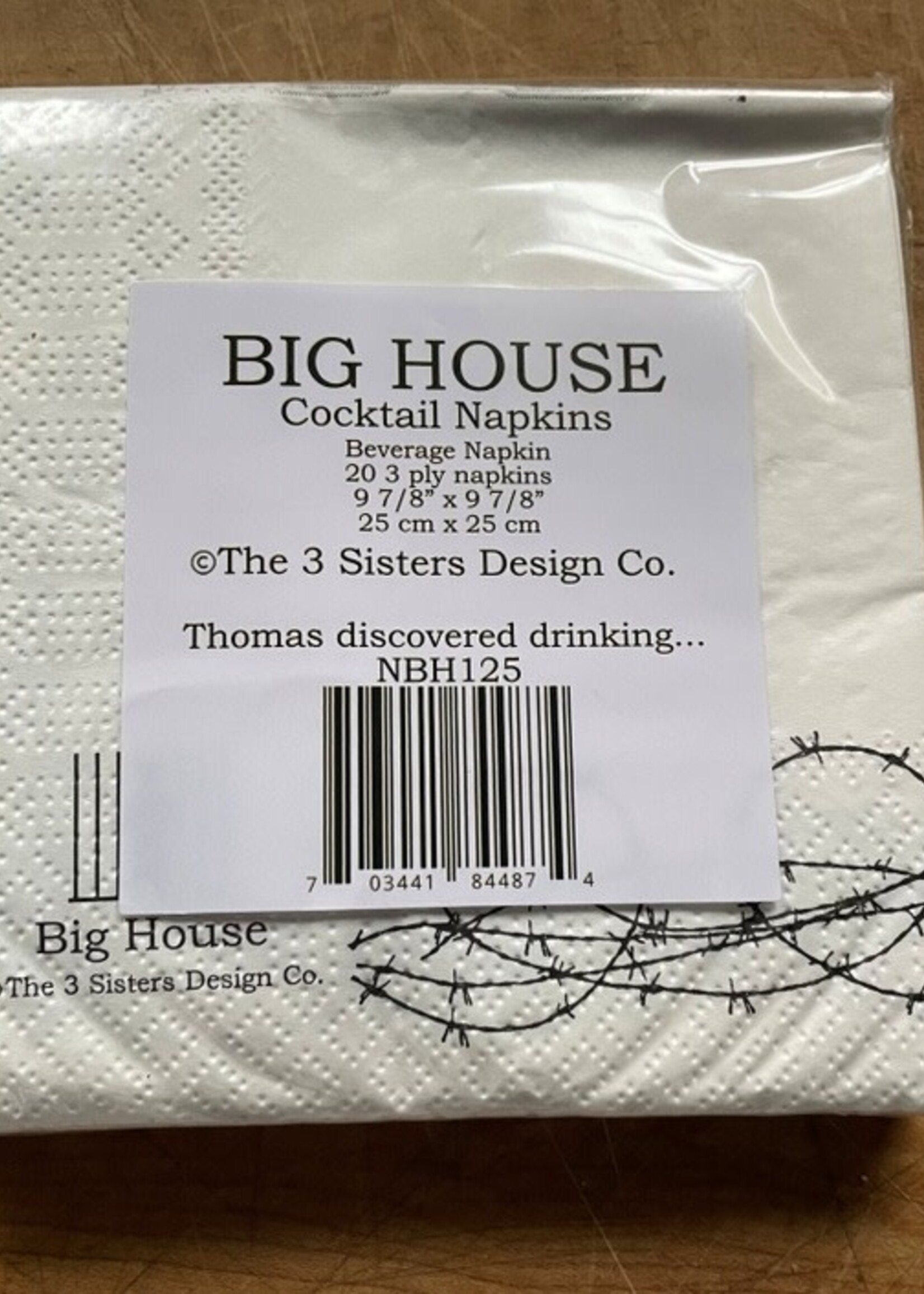 MugShot Napkins Thomas Rum Pirate