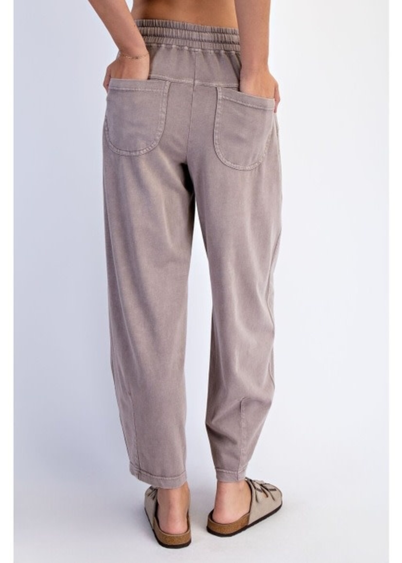 Rae Mode PREORDER Black Mineral Wash Barrel Pant & Top Set