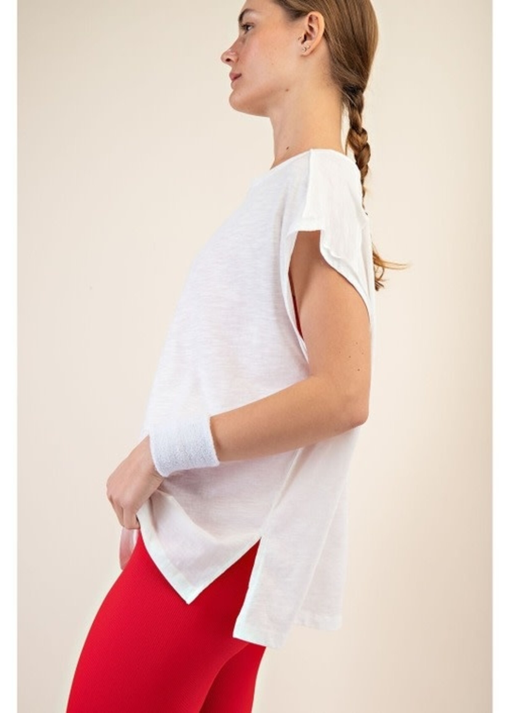 Rae Mode Mineral Wash Short Sleeve Top