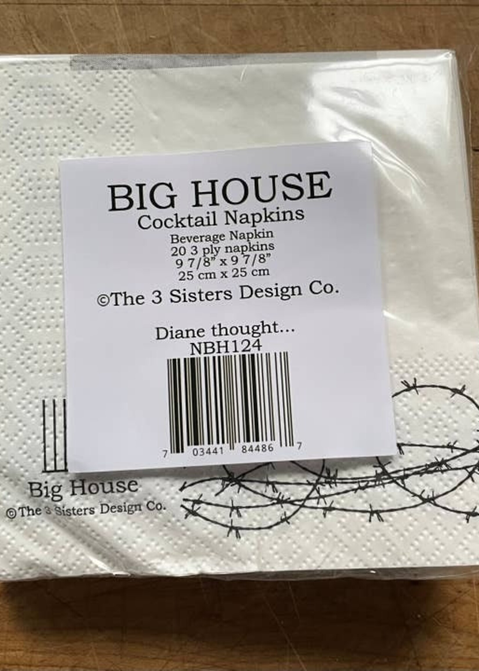 MugShot Diane Responsible Drinking Napkins