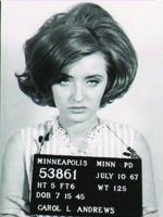 Vintage Mugshot Carol's Xanax Greeting Card