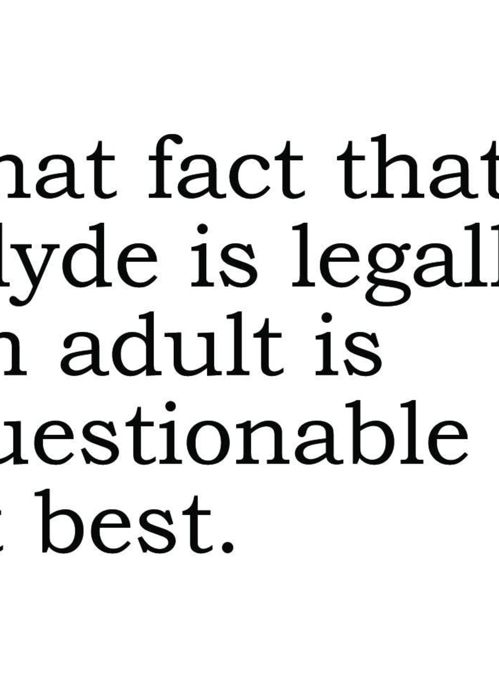 Mugshot Clyde Greeting Card