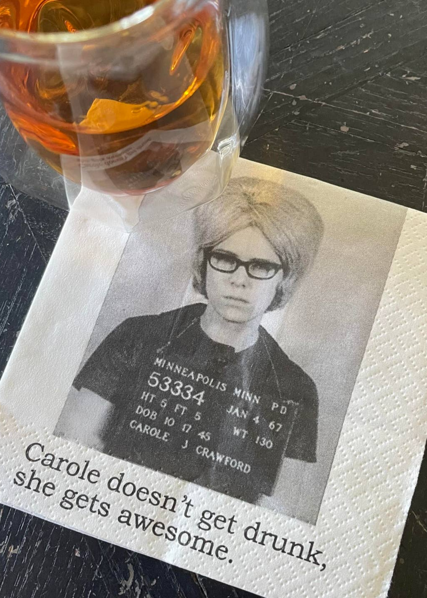 Mugshot Carole Awesome Napkins