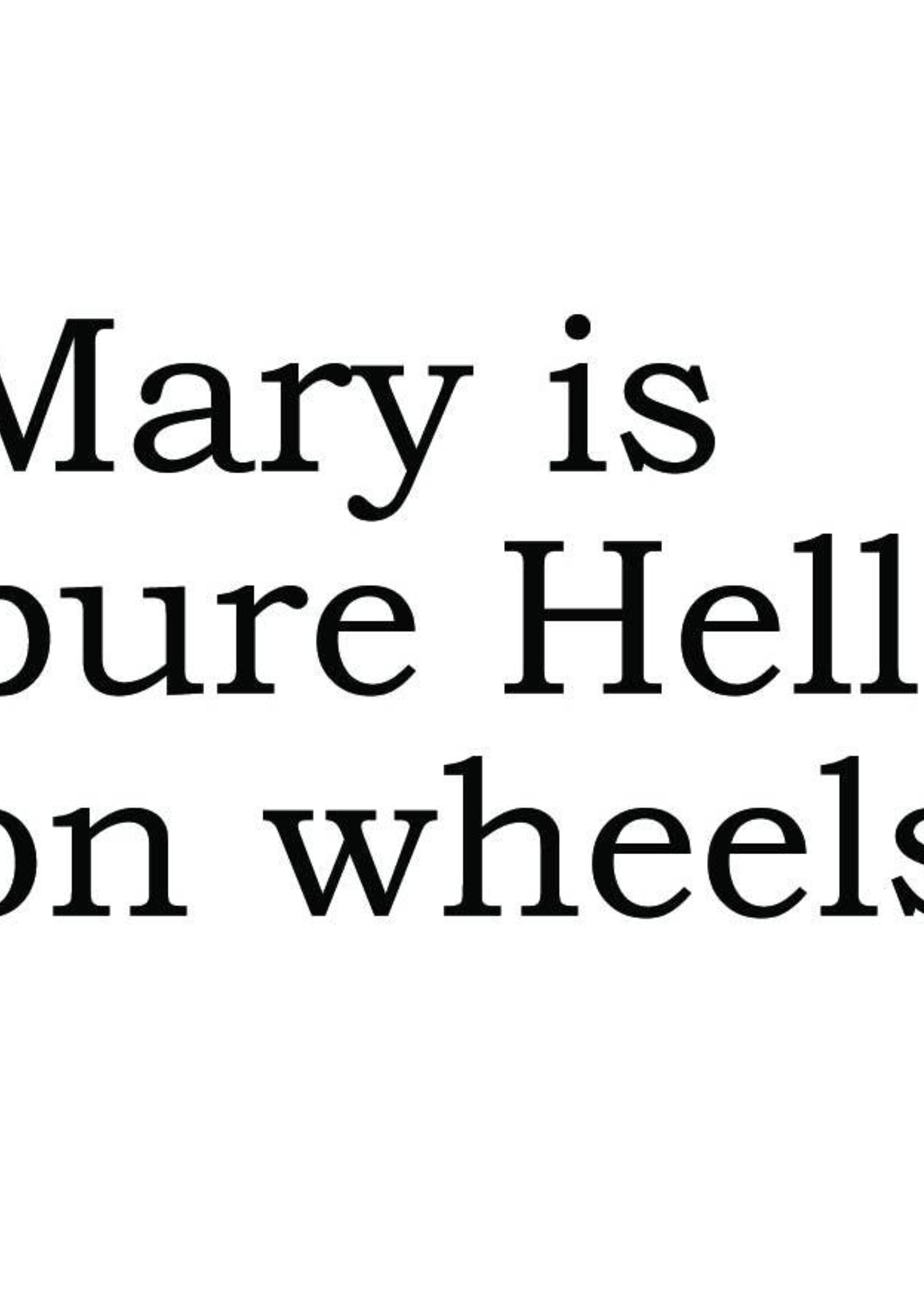 Mugshot Mary Hell on Wheels Card
