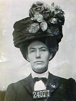 Vintage Mugshot Greeting Card Sang Like A Bird