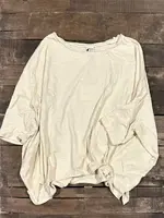 Jaded Gypsy Clothing Be Free Top Oatmeal One Size