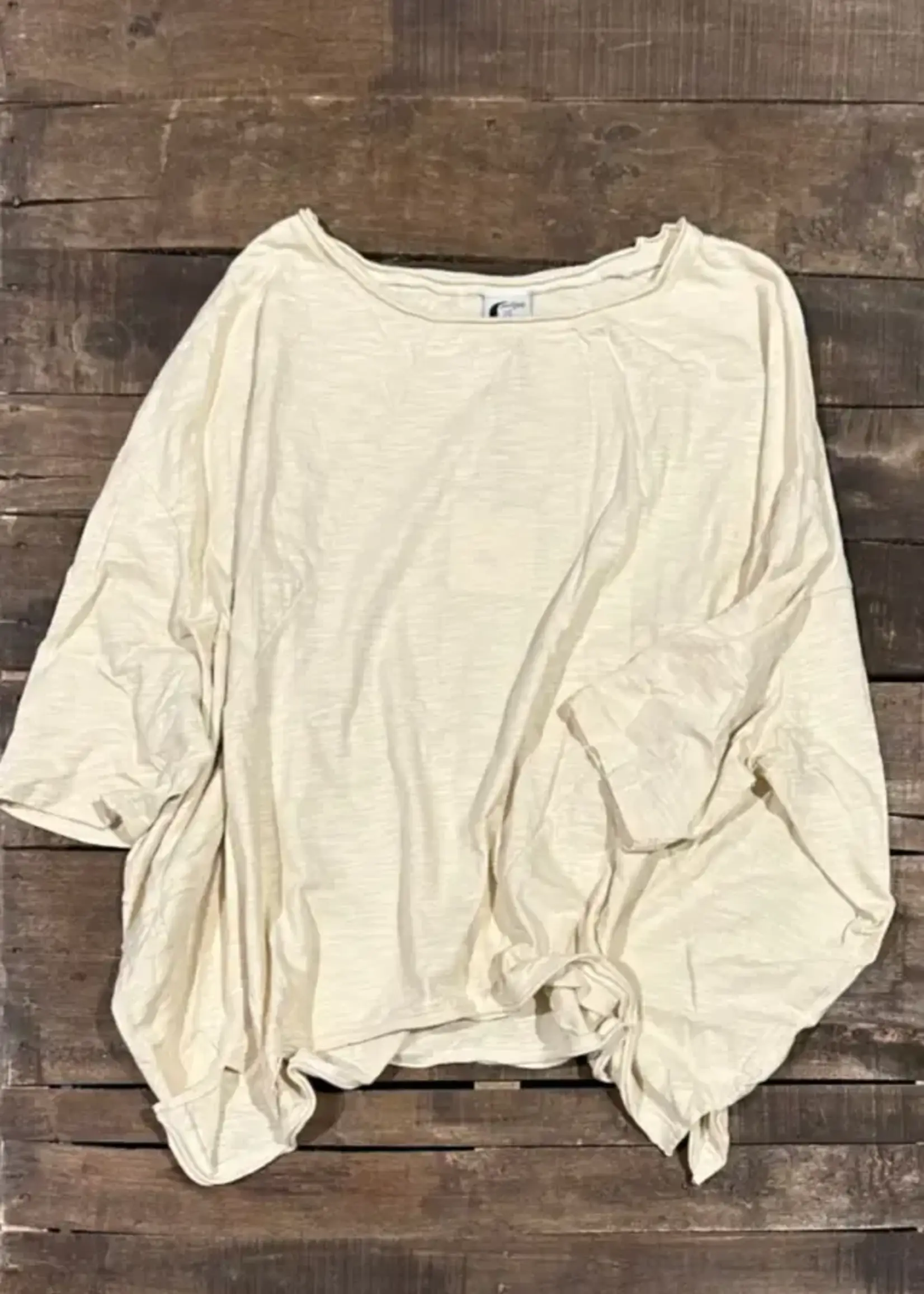 Jaded Gypsy Clothing Be Free Top Oatmeal One Size