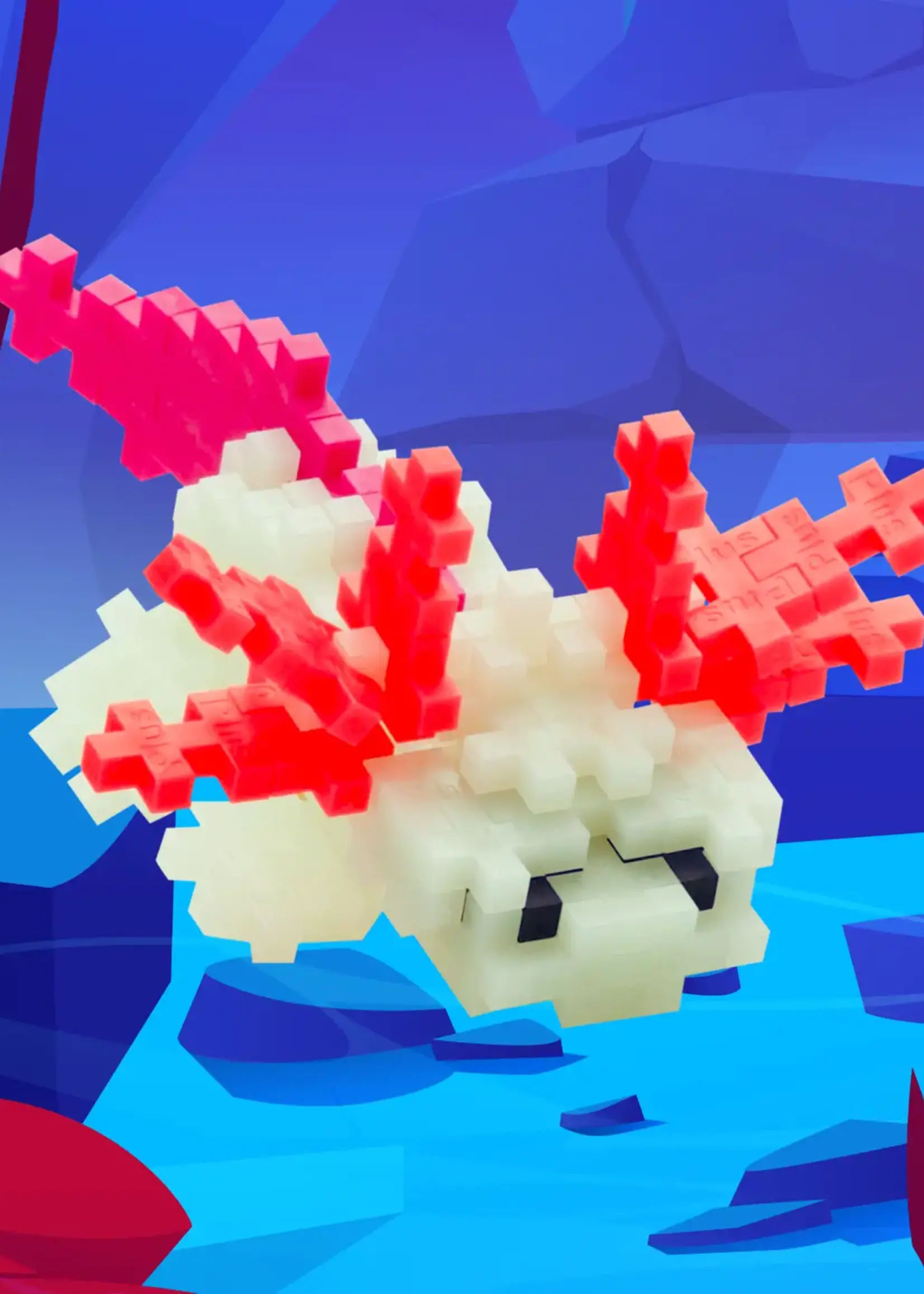Learn to Build Block Set Axolotl