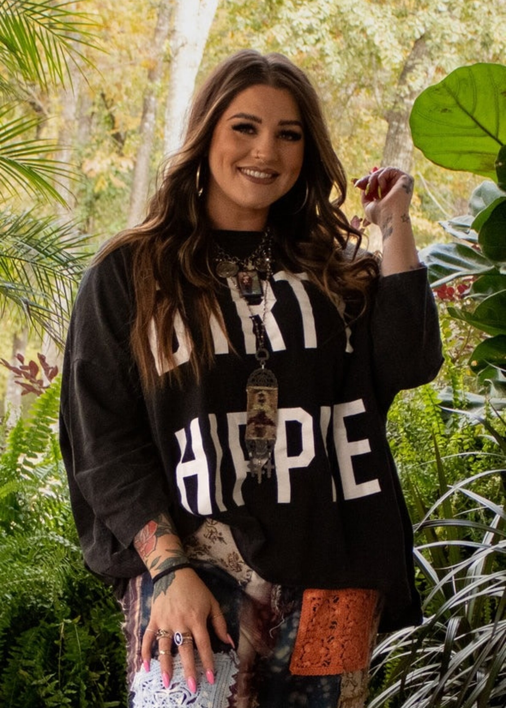 Jaded Gypsy Clothing Be Free Midnight Black Dirty Hippie