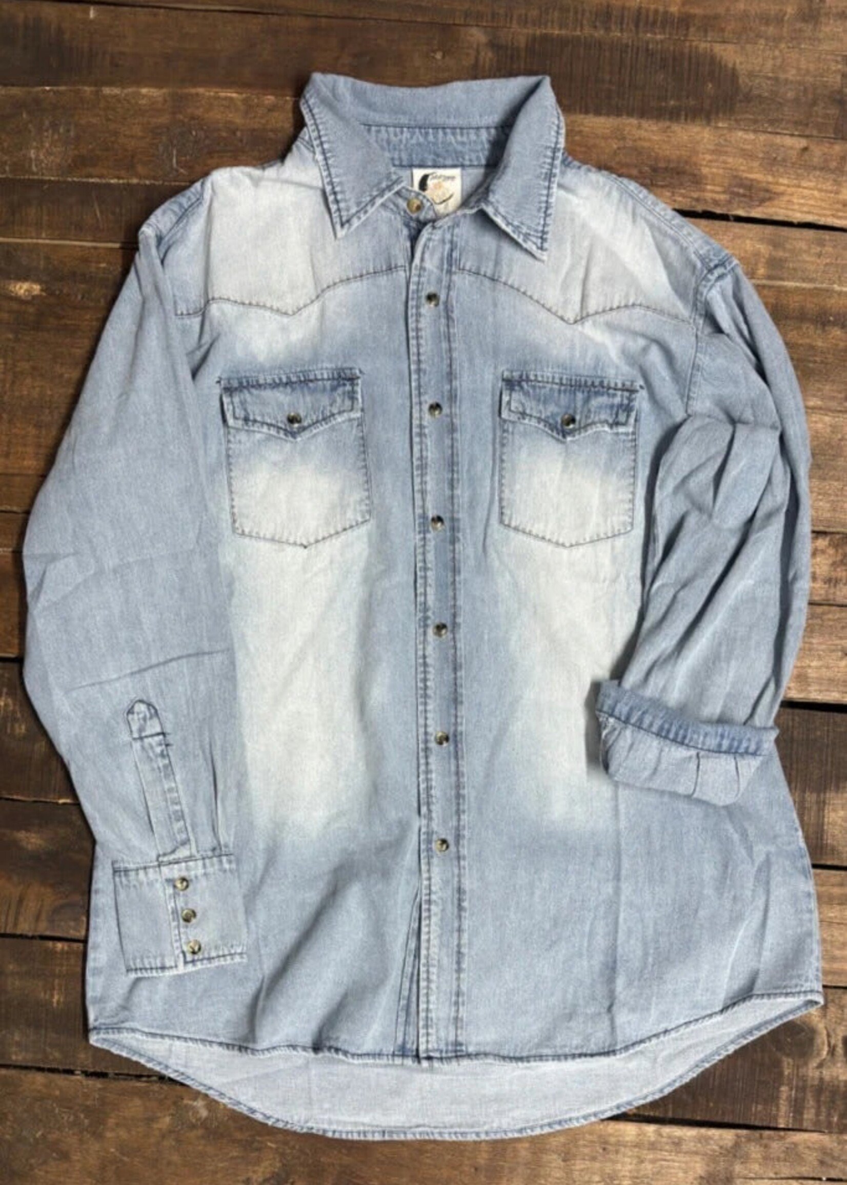 Jaded Gypsy Clothing New Frontier Denim Shirt