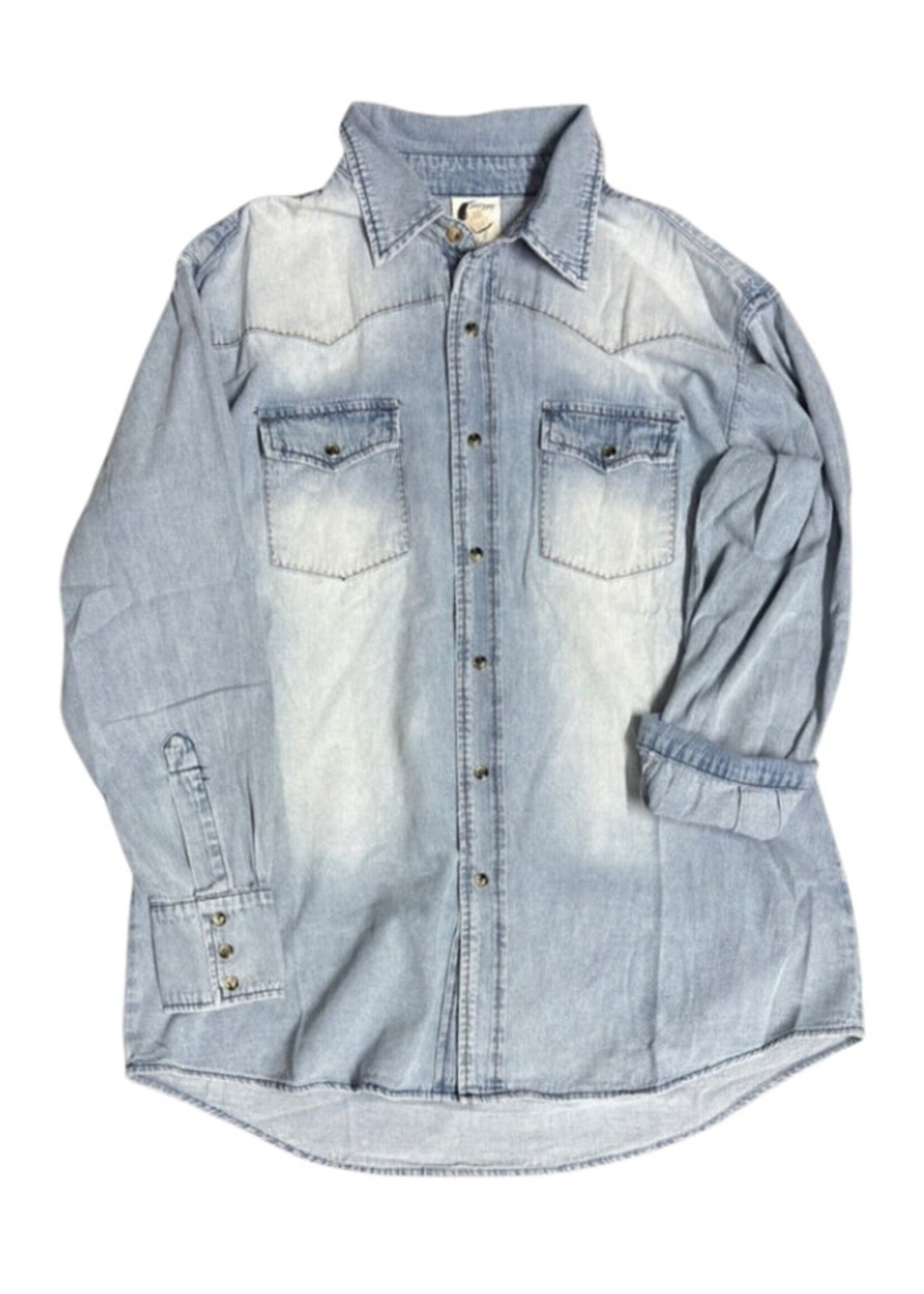 Jaded Gypsy Clothing New Frontier Denim Shirt