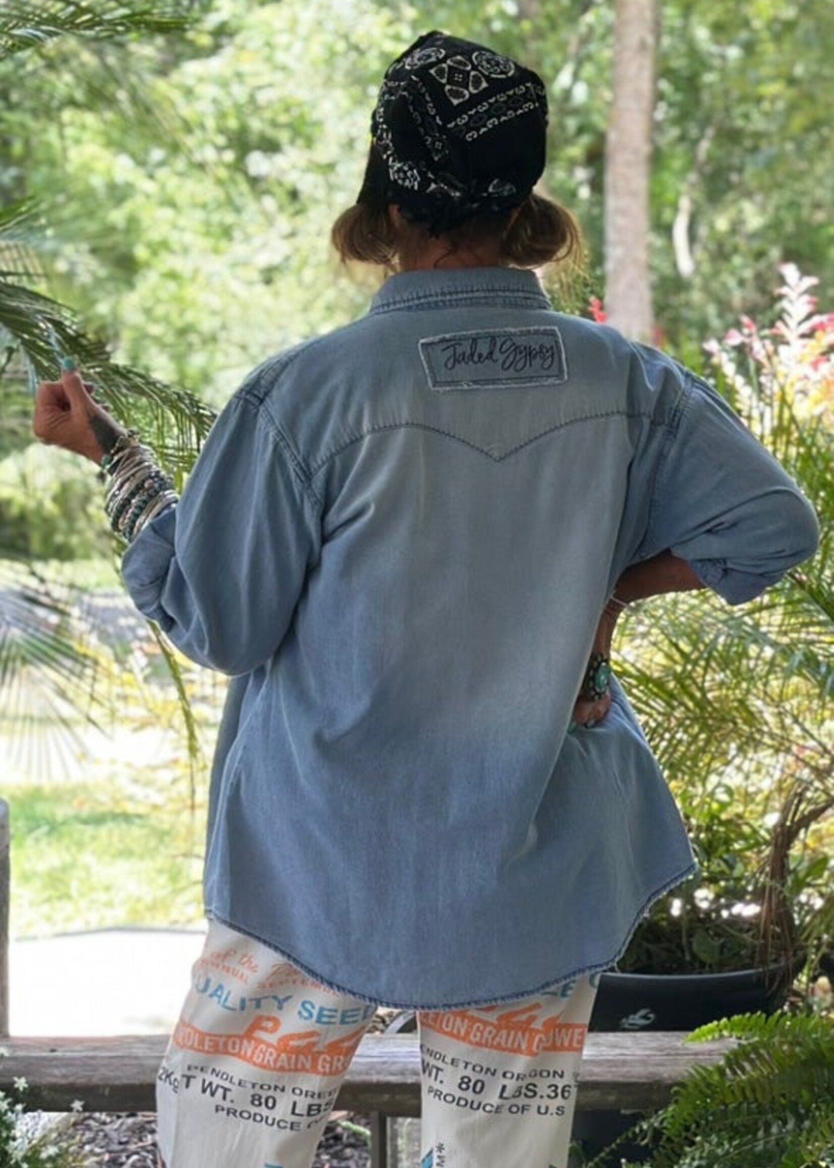 Jaded Gypsy New Frontier Denim Shirt