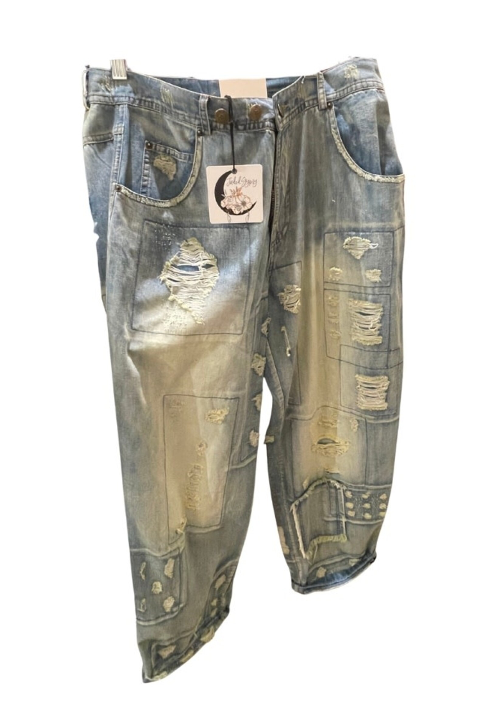 Jaded Gypsy Clothing Peace & Love Jeans Classic